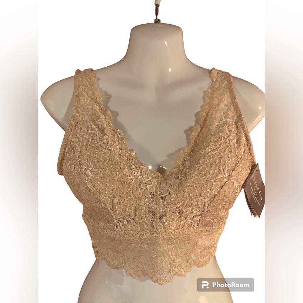 New Smart & Sexy Lacy Bralette size Large